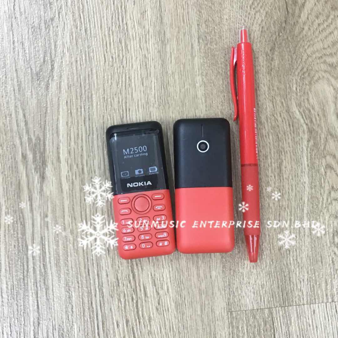 (Red)NOKIA 2500 MINI Super mini Body Wireless Bluetooth Dialer Phone
